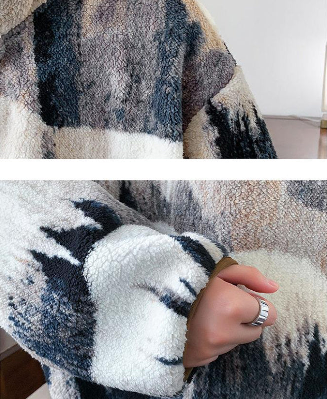 Fashion Men's Velvet Padded Thickened Sweater