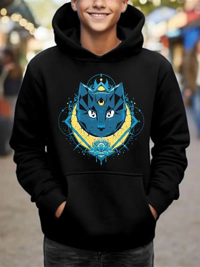 Men's Printed Hooded Sweatshirt
