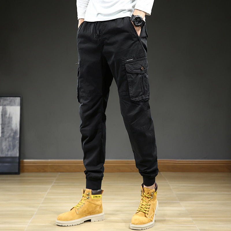 Men's Summer Japanese Overalls Loose High Sense