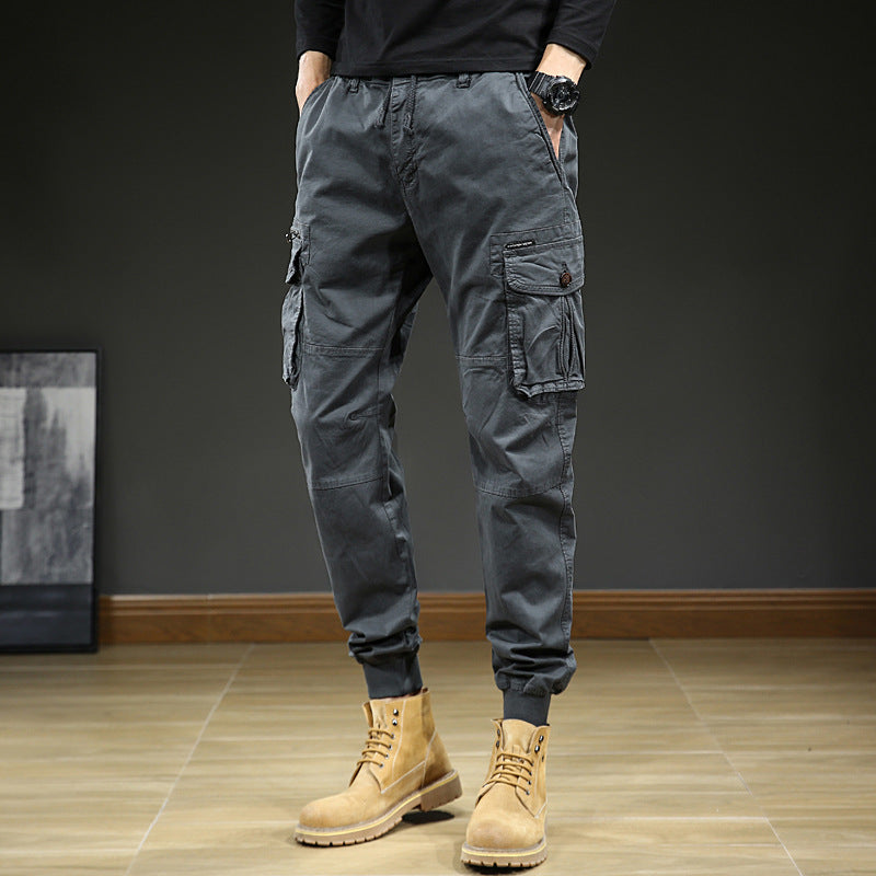 Men's Summer Japanese Overalls Loose High Sense