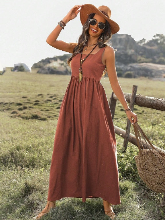 Fashionable And Casual Women's Short Sleeved Dress