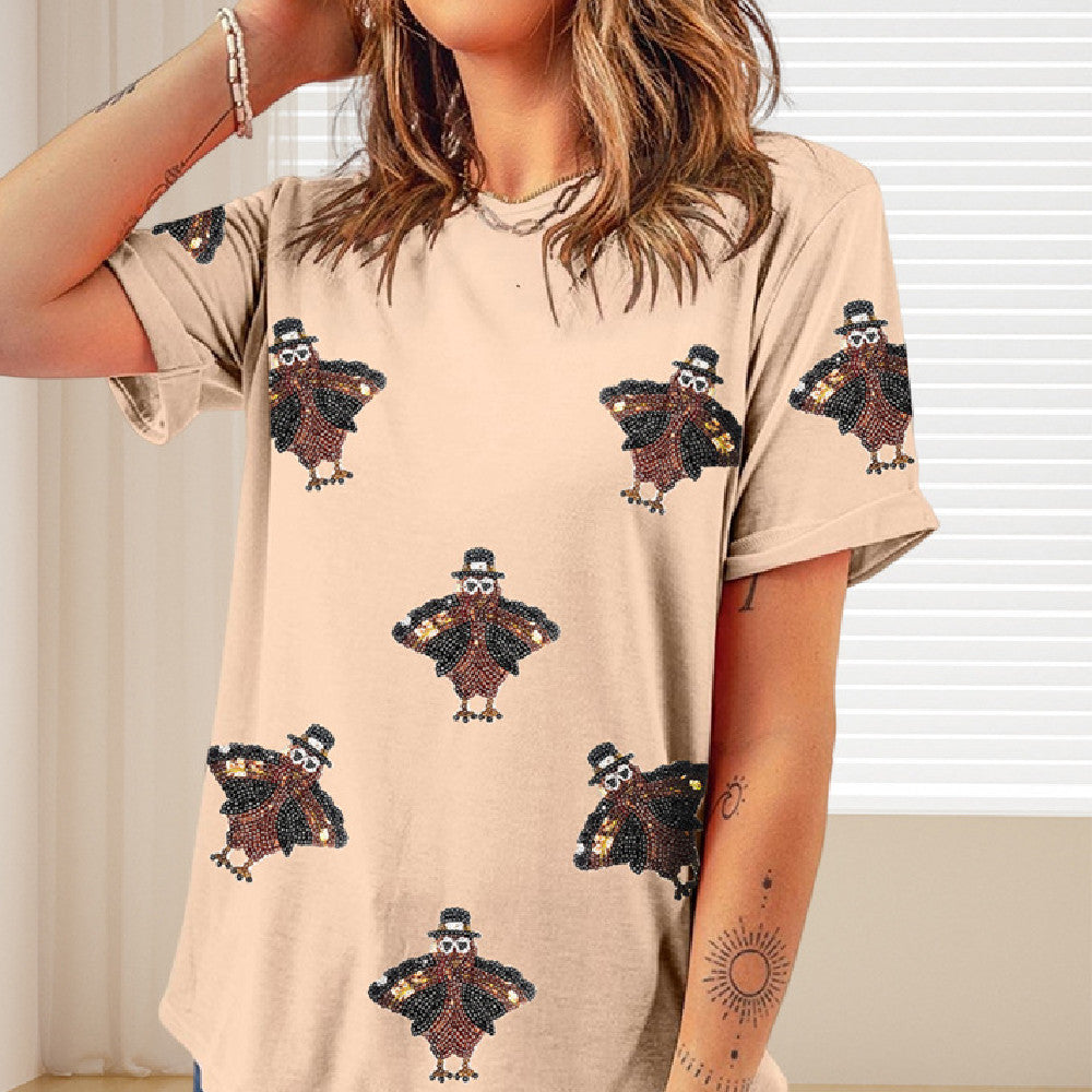Fashion Personality Women's Casual Style Printed T-shirt