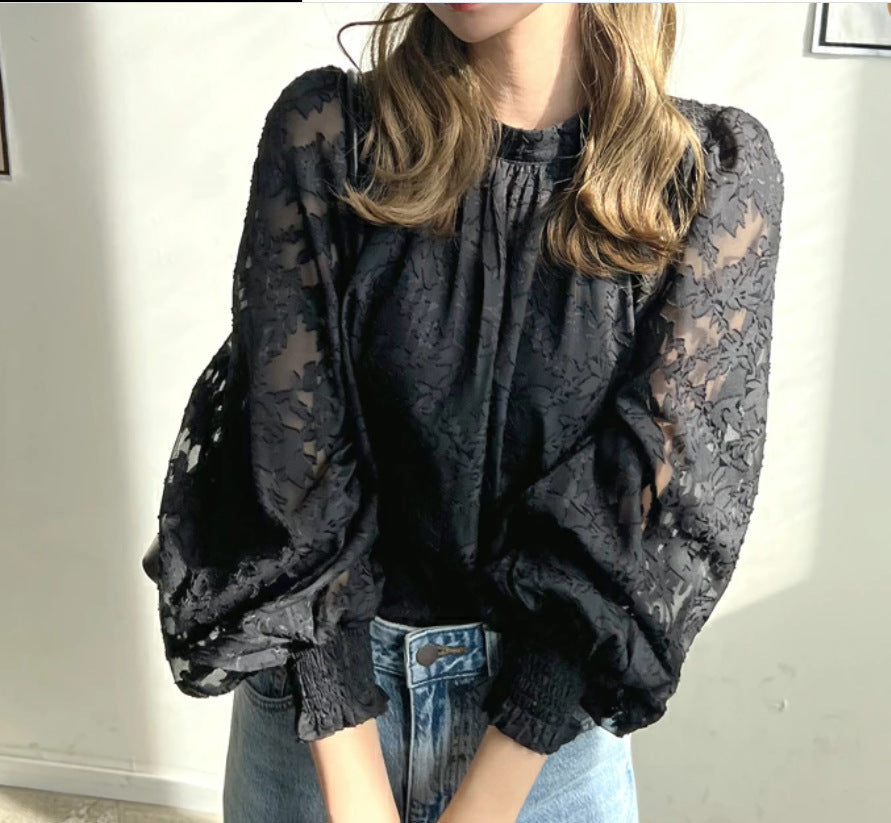 Lace Top Sun Protection Shirt