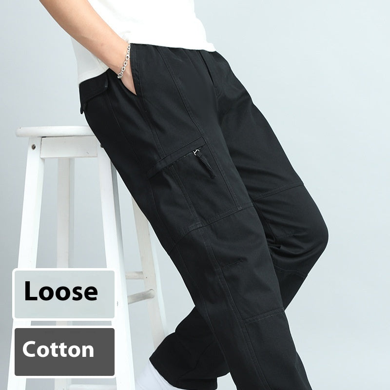Overalls Men's Pure Cotton Casual Pants